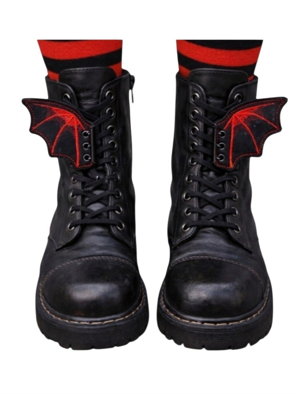 Red Bat Wing Tie-In Wings